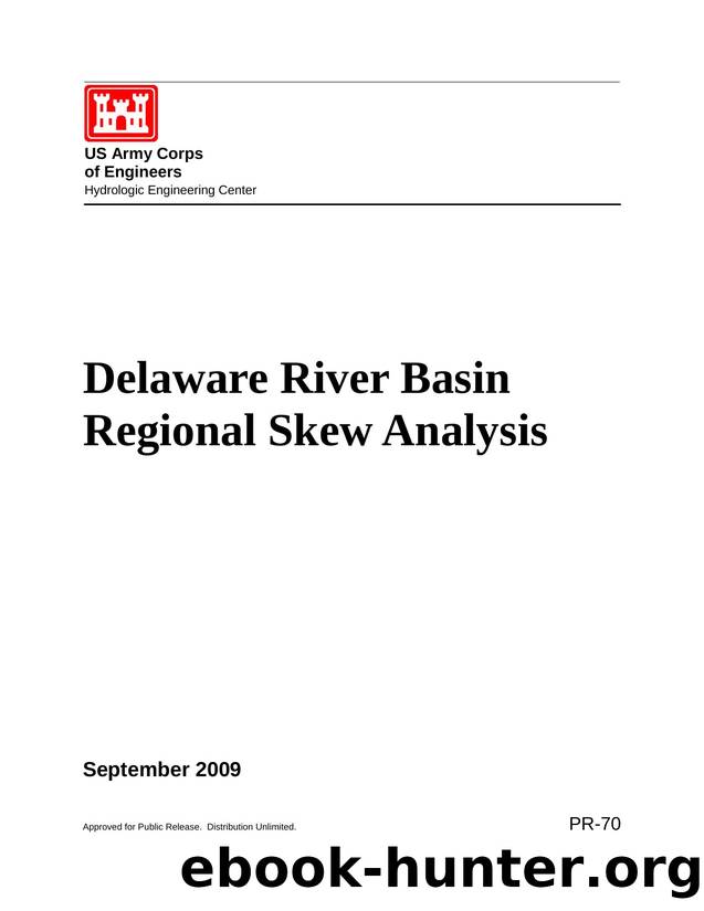 Delaware River Basin Regional Skew Analysis by CEIWR-HEC David Ford Consulting