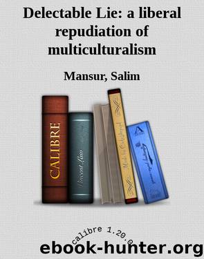 Delectable Lie: a liberal repudiation of multiculturalism by Mansur Salim