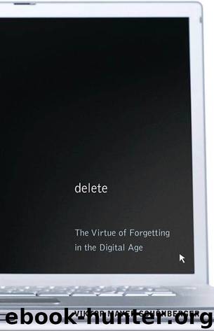 Delete by Mayer-Schönberger Viktor