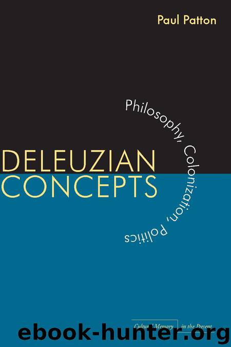 Deleuzian Concepts by Patton Paul;