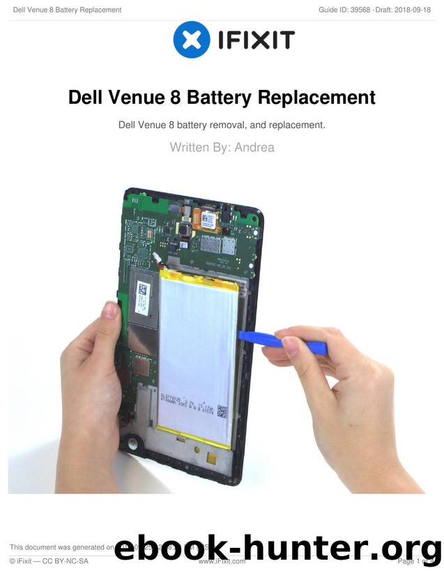 Dell Venue 8 Battery Replacement by Unknown
