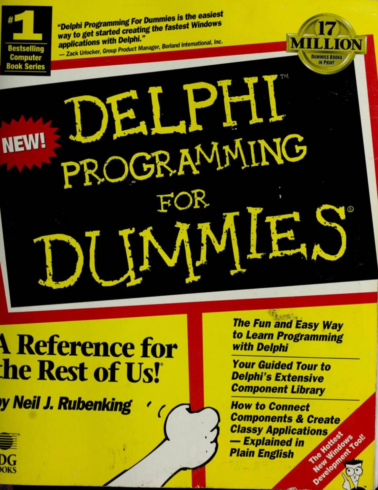 Delphi programming for dummies by Rubenking Neil J