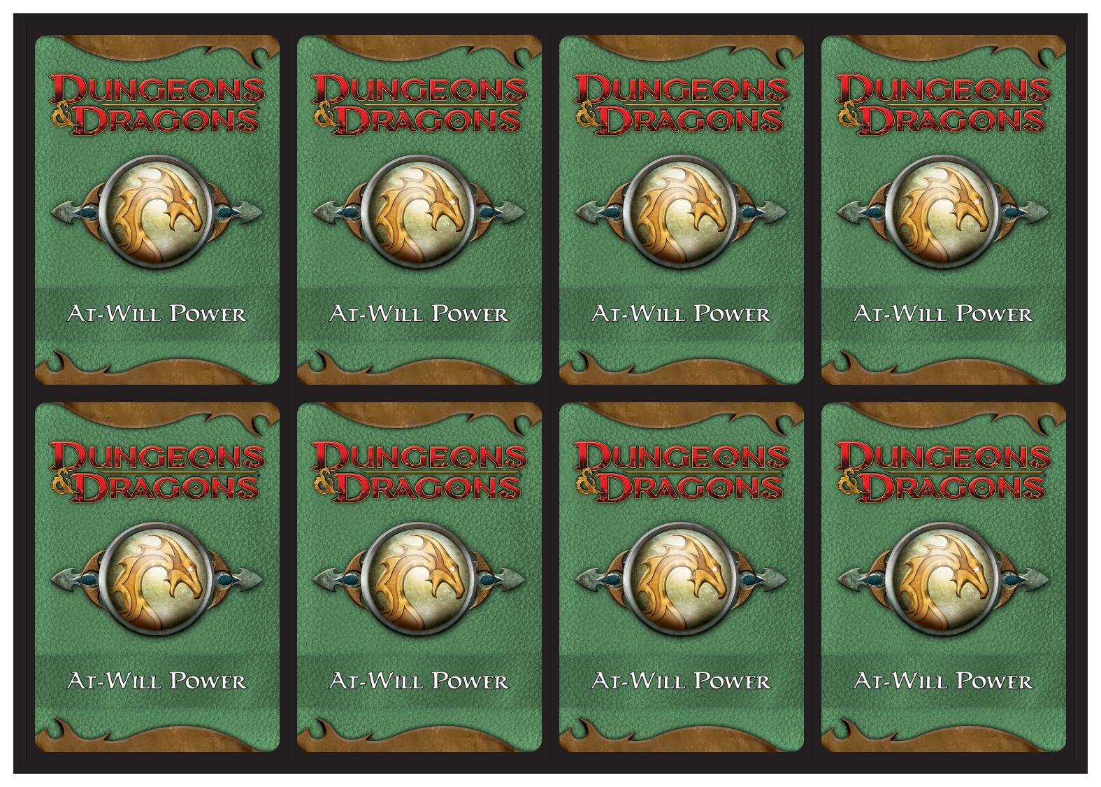 Deluxe Power Cards - Blank Powers and Items by verisimilar