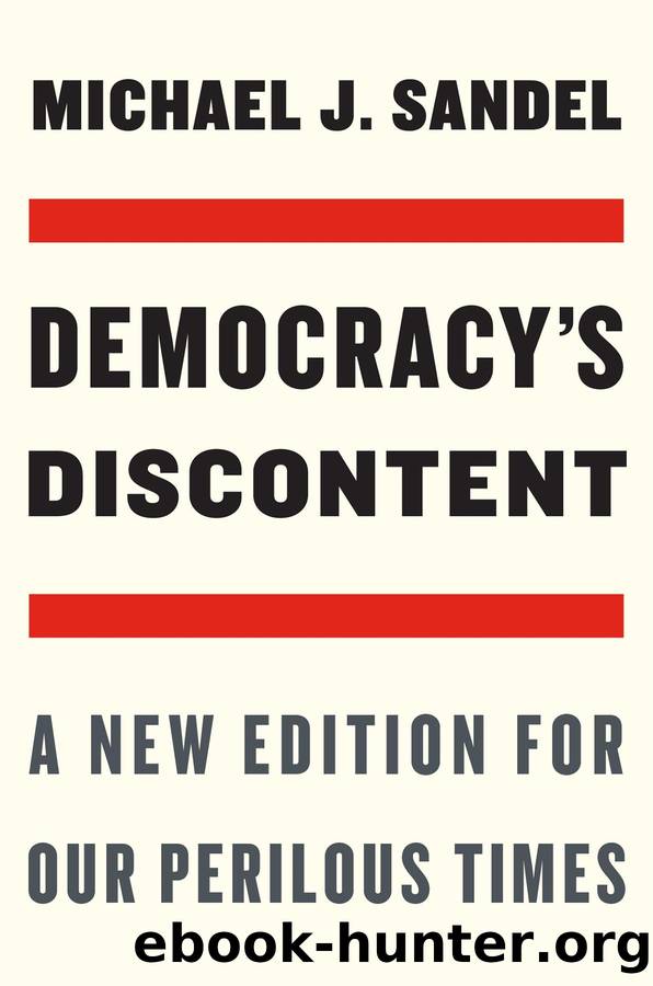Democracy's Discontent by Michael J. Sandel