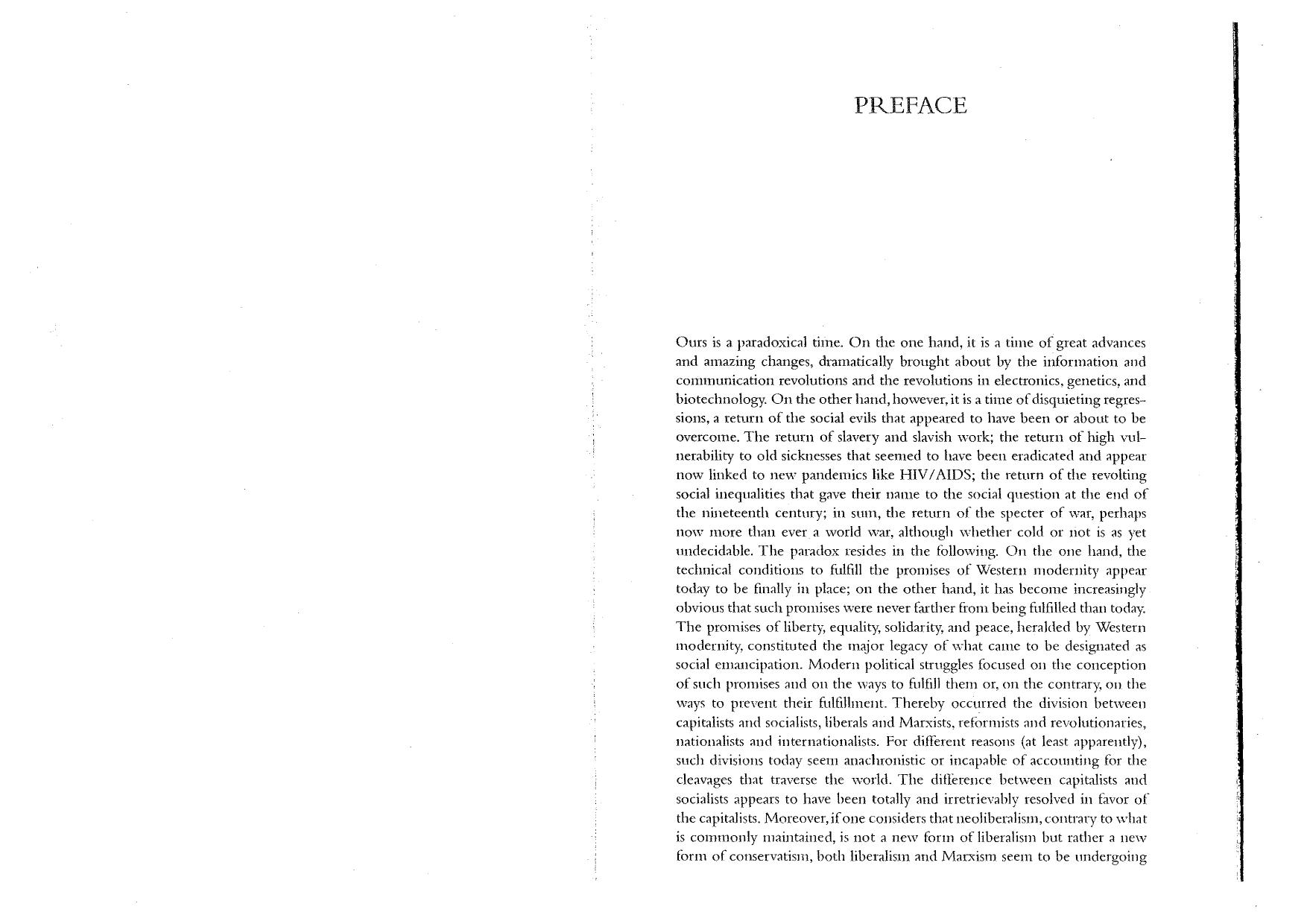 Democratizing Democracy: Beyond the Liberal Democratic Canon by Boaventura de Sousa Santos