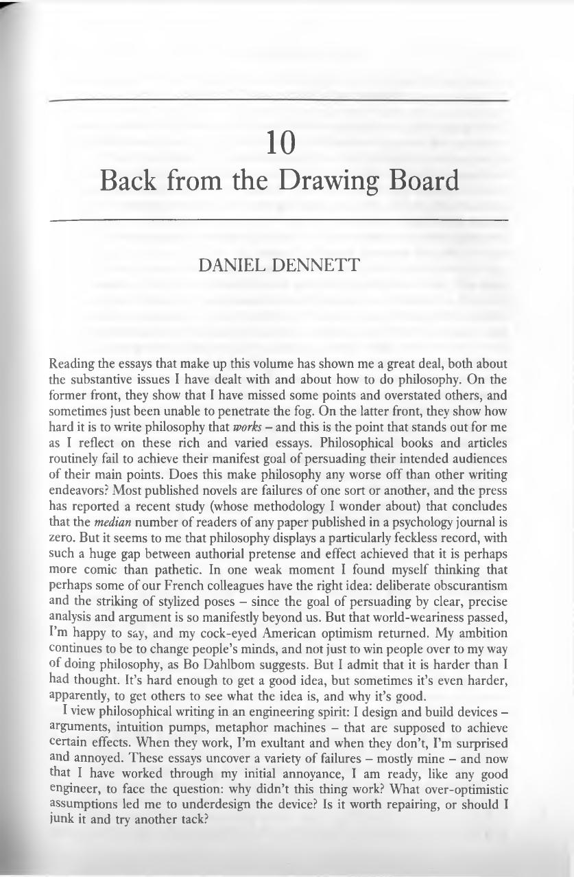 Dennett and his Critics: Demystifying Mind by Bo Dahlbom (Editor)