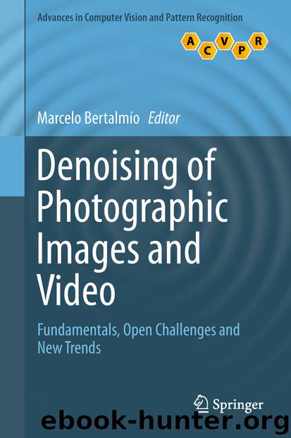 Denoising of Photographic Images and Video by Marcelo Bertalmío