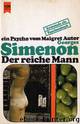 Der reiche Mann by Georges Simenon