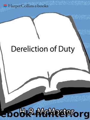 Dereliction of Duty by H. R. McMaster