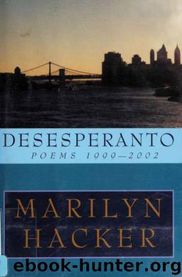 Desesperanto by Marilyn Hacker