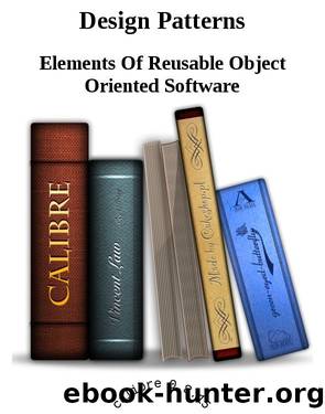 Design Patterns by Elements Of Reusable Object Oriented Software