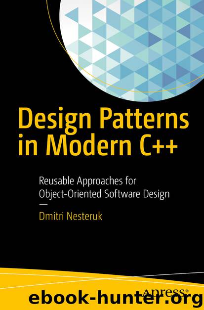 Design Patterns in Modern C++ by Dmitri Nesteruk