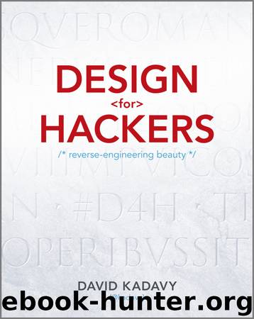 Design for Hackers by Kadavy David