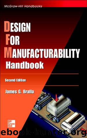 Design for Manufacturability Handbook (McGraw-Hill Handbooks) by James G. Bralla