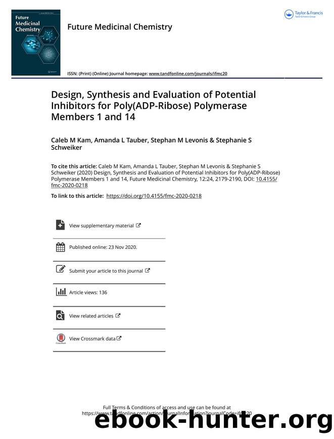 Design, Synthesis and Evaluation of Potential Inhibitors for Poly(ADP-Ribose) Polymerase Members 1 a by Unknown