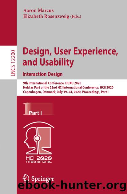Design, User Experience, and Usability. Interaction Design by Unknown