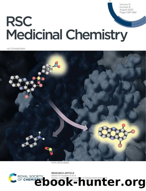 Design, synthesis and evaluation of halogenated phenazine antibacterial prodrugs targeting nitroreductase enzymes for activation by unknow