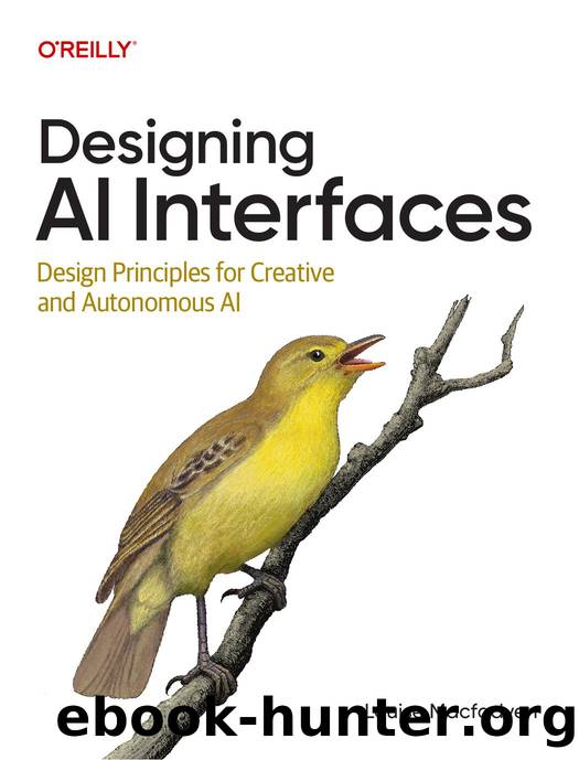 Designing AI Interfaces by Louise Macfadyen;