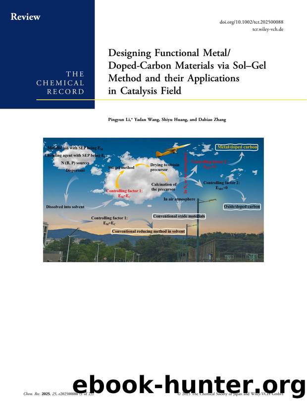 Designing Functional MetalDopedâCarbon Materials via SolâGel Method and their Applications in Catalysis Field by Pingyun Li & Yadan Wang & Shiyu Huang & Dabiao Zhang