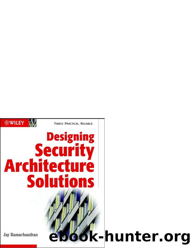 Designing Security Architecture Solutions by Unknown