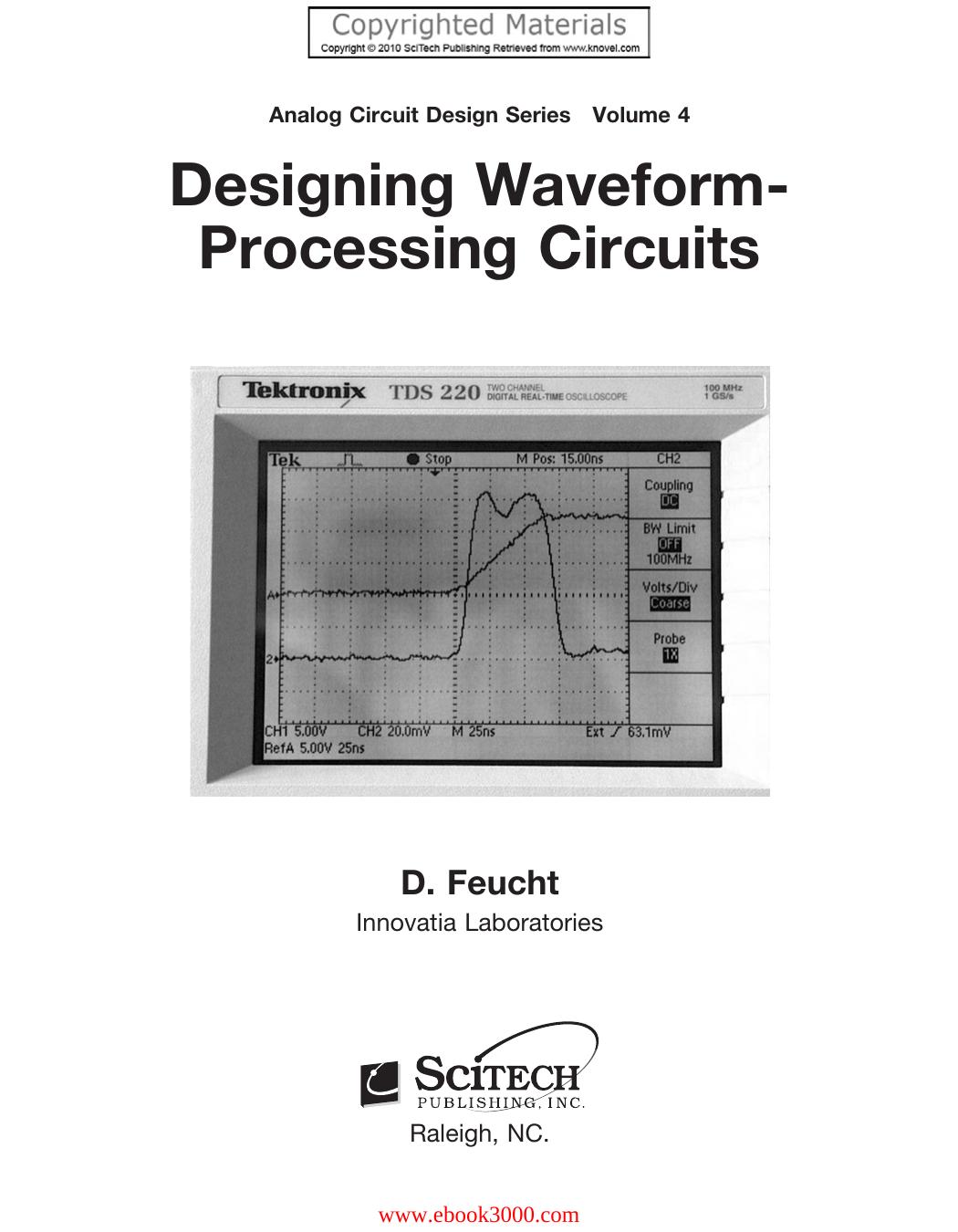 Designing Waveform - Processing Circuits (Analog Circuit Design 4) by Unknow