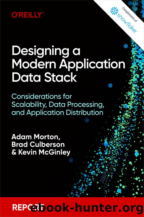 Designing a Modern Application Data Stack (for Hoang Anh) by Adam Morton Brad Culberson Kevin McGinley