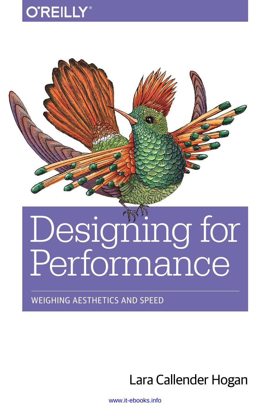 Designing for Performance: Weighing Aesthetics and Speed by Lara Callender Hogan