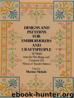 Designs and Patterns for Embroiderers and Craftspeople (Dover Pictorial Archive) by William Briggs & Co. & Leadbetter M