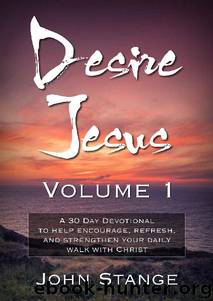Desire Jesus, Volume 1: A 30 Day Devotional to help encourage, refresh, and strengthen your daily walk with Christ (Desire Jesus Daily Devotions) by John Stange