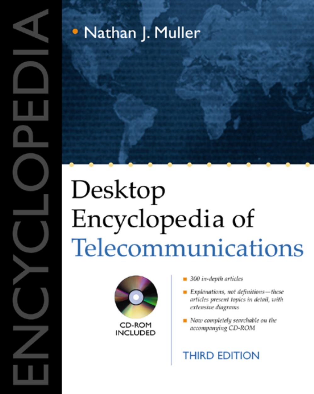 Desktop Encyclopedia Of Telecommunications 3rd Edition by Unknown