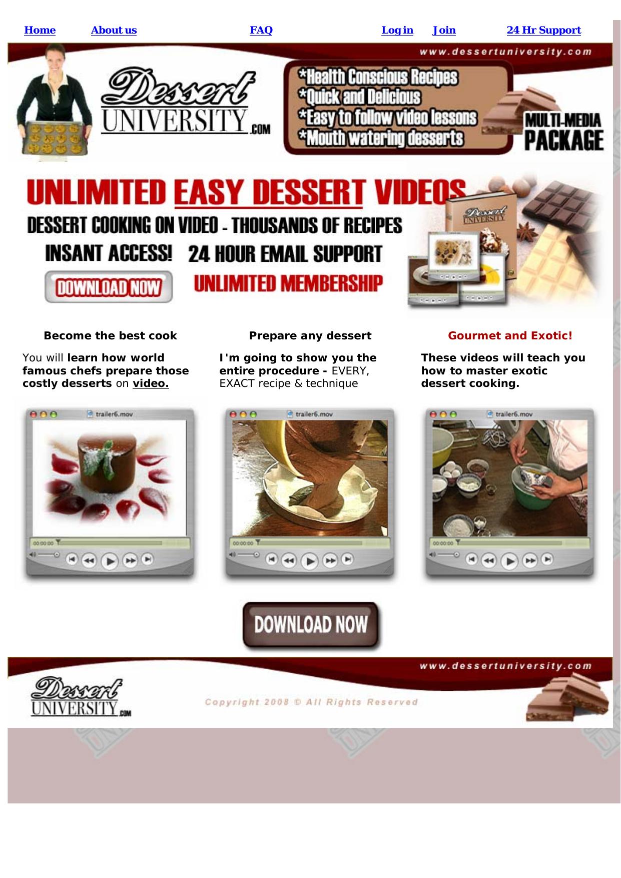 DessertUniversity.com- Highest Conversions Ever. by Best of Kuszter's Collection
