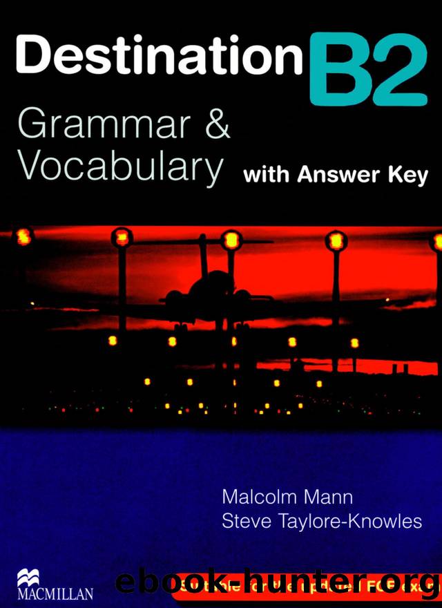 Destination B2 â Grammar and Vocabulary by Malcolm Mann