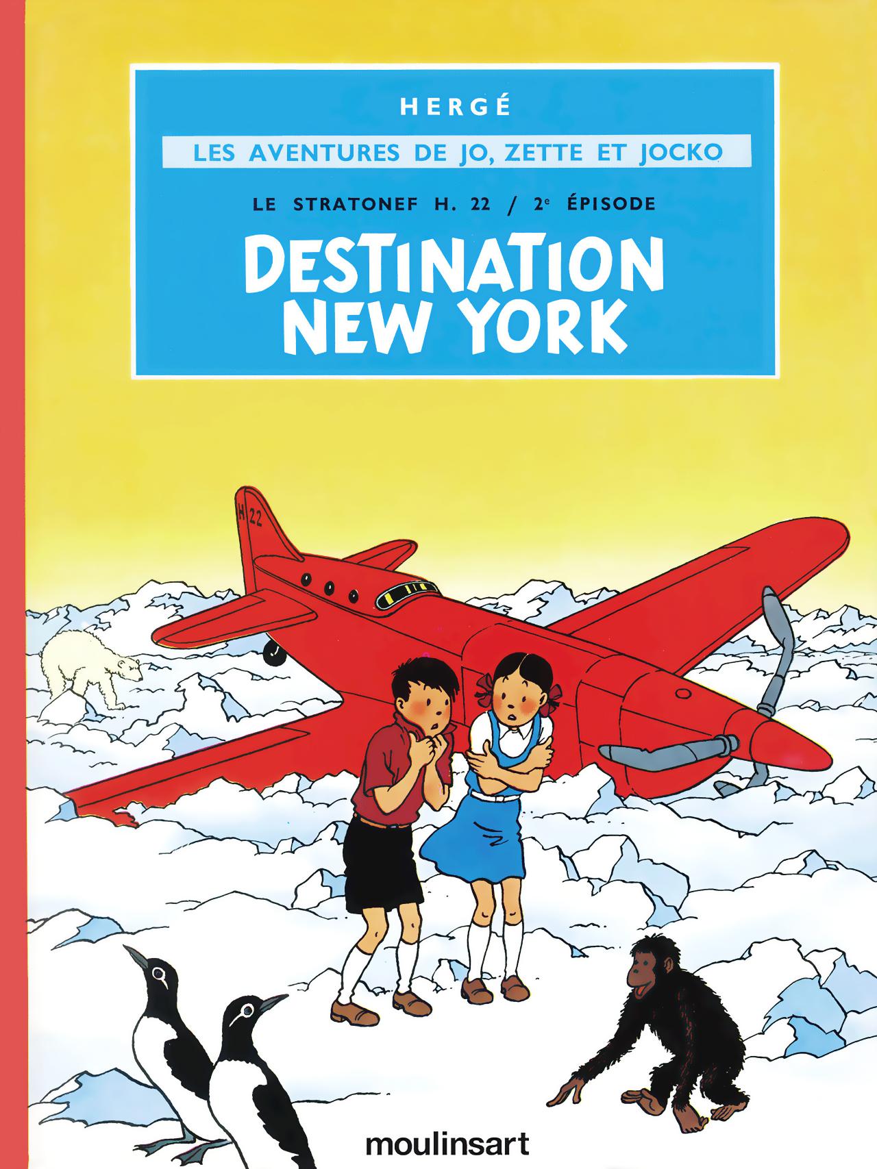 Destination New-York by Hergé