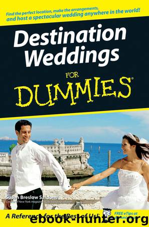 Destination Weddings For Dummies by Susan Breslow Sardone