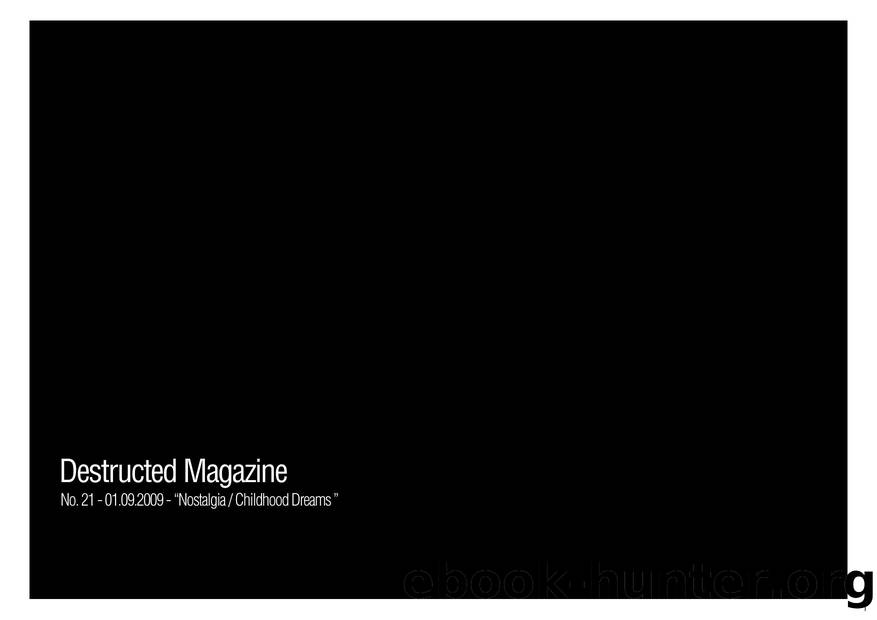 Destructed Magazine #21 "NostalgicaChildhood Dreams by Destructed Magazine