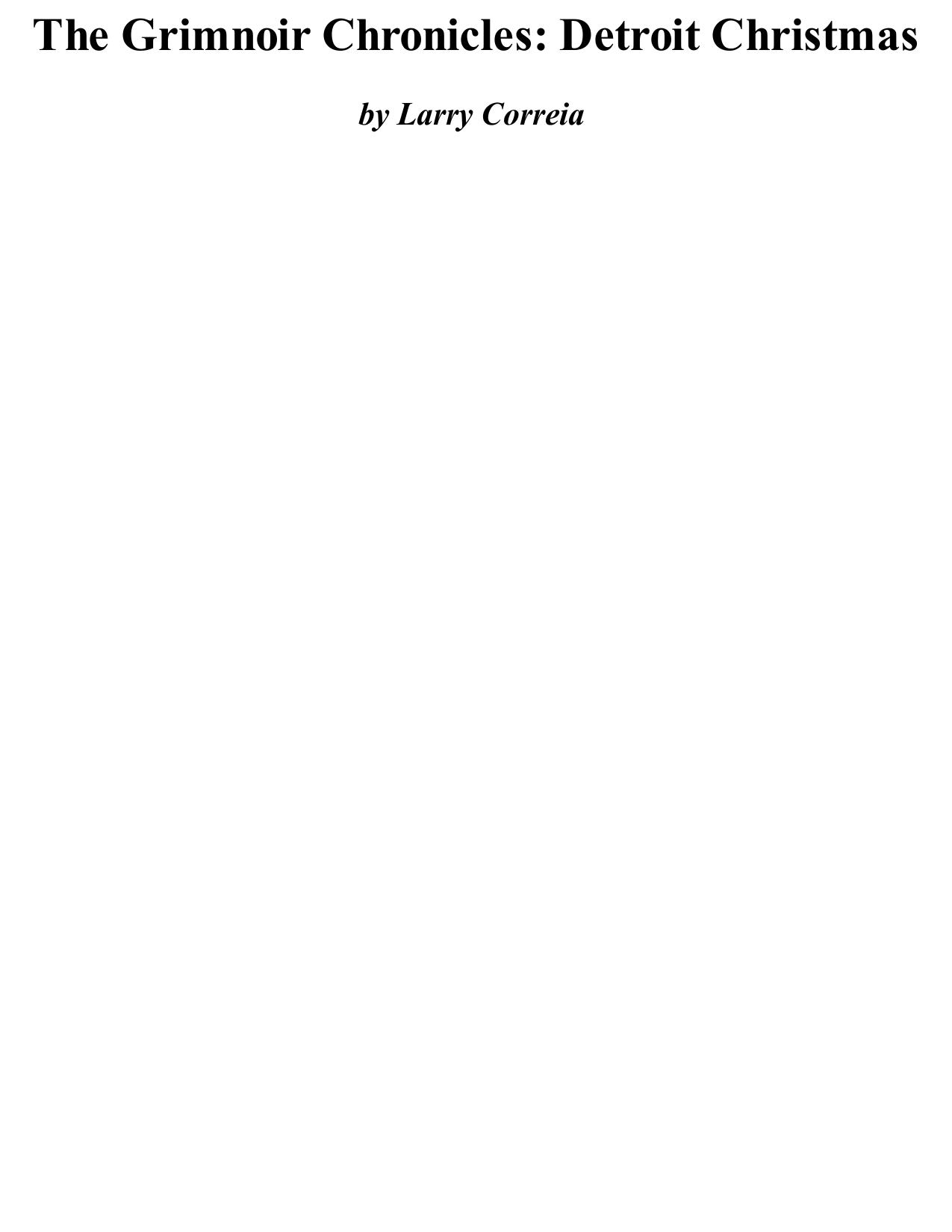 Detroit Christmas by Larry Correia