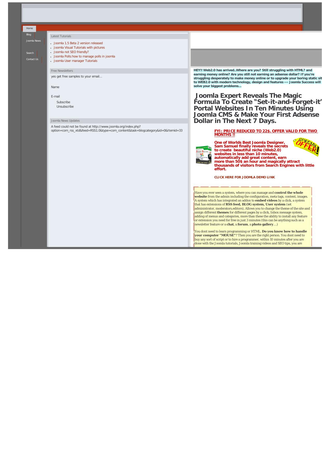 Develop Portal Websites And Earn Through Adsense In 10 Mins. by Best of Kuszter's Collection