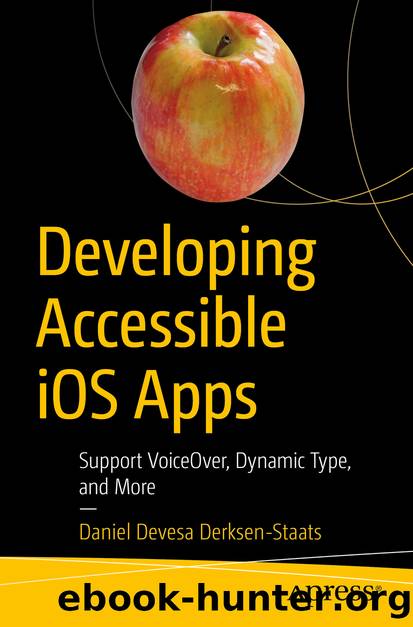 Developing Accessible iOS Apps by Daniel Devesa Derksen-Staats