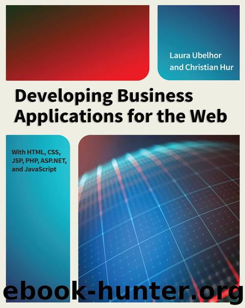 Developing Business Applications for the Web by Christian Hur