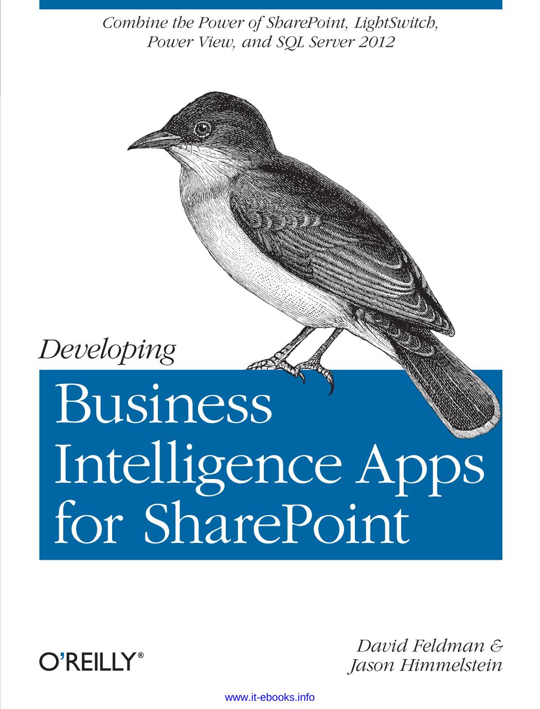 Developing Business Intelligence Apps for SharePoint by David Feldman & Jason Himmelstein