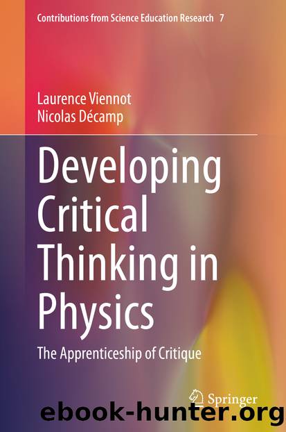 Developing Critical Thinking in Physics by Laurence Viennot & Nicolas Décamp