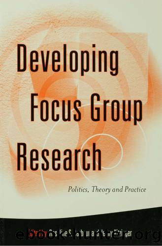 Developing Focus Group Research by Rosaline Barbour Jenny Kitzinger