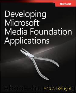 Developing Microsoft® Media Foundation Applications by Anton Polinger