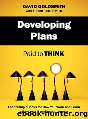 Developing Plans by David Goldsmith