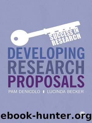 Developing Research Proposals by Pam Denicolo Lucinda Becker