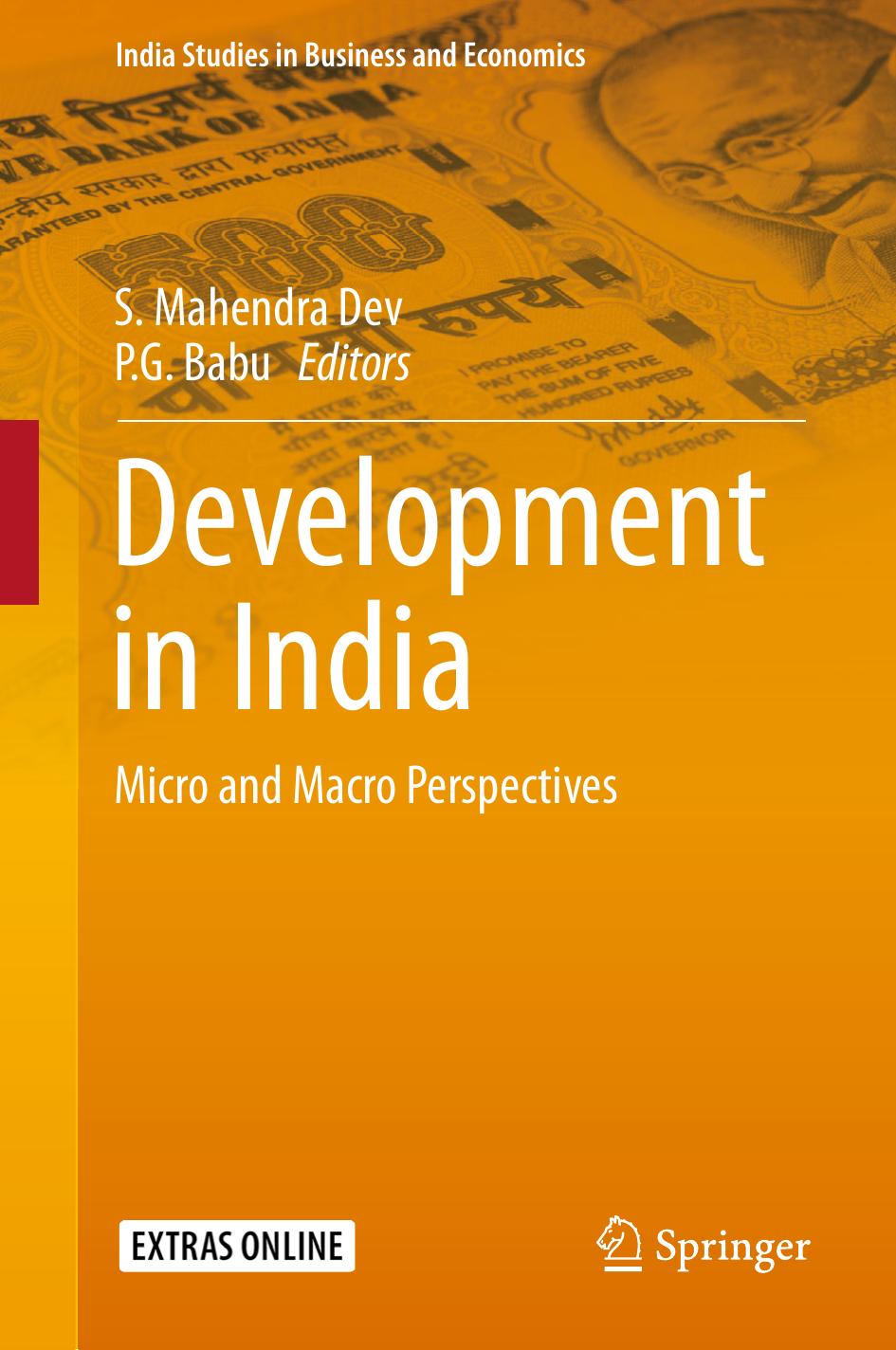 Development in India: Micro and Macro Perspectives by S. Mahendra Dev P.G. Babu (eds.)