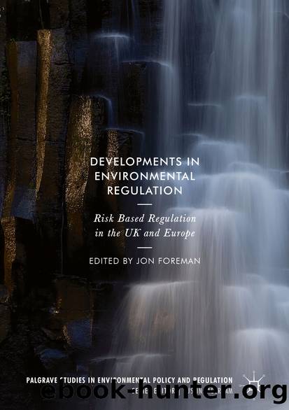 Developments in Environmental Regulation by Jon Foreman