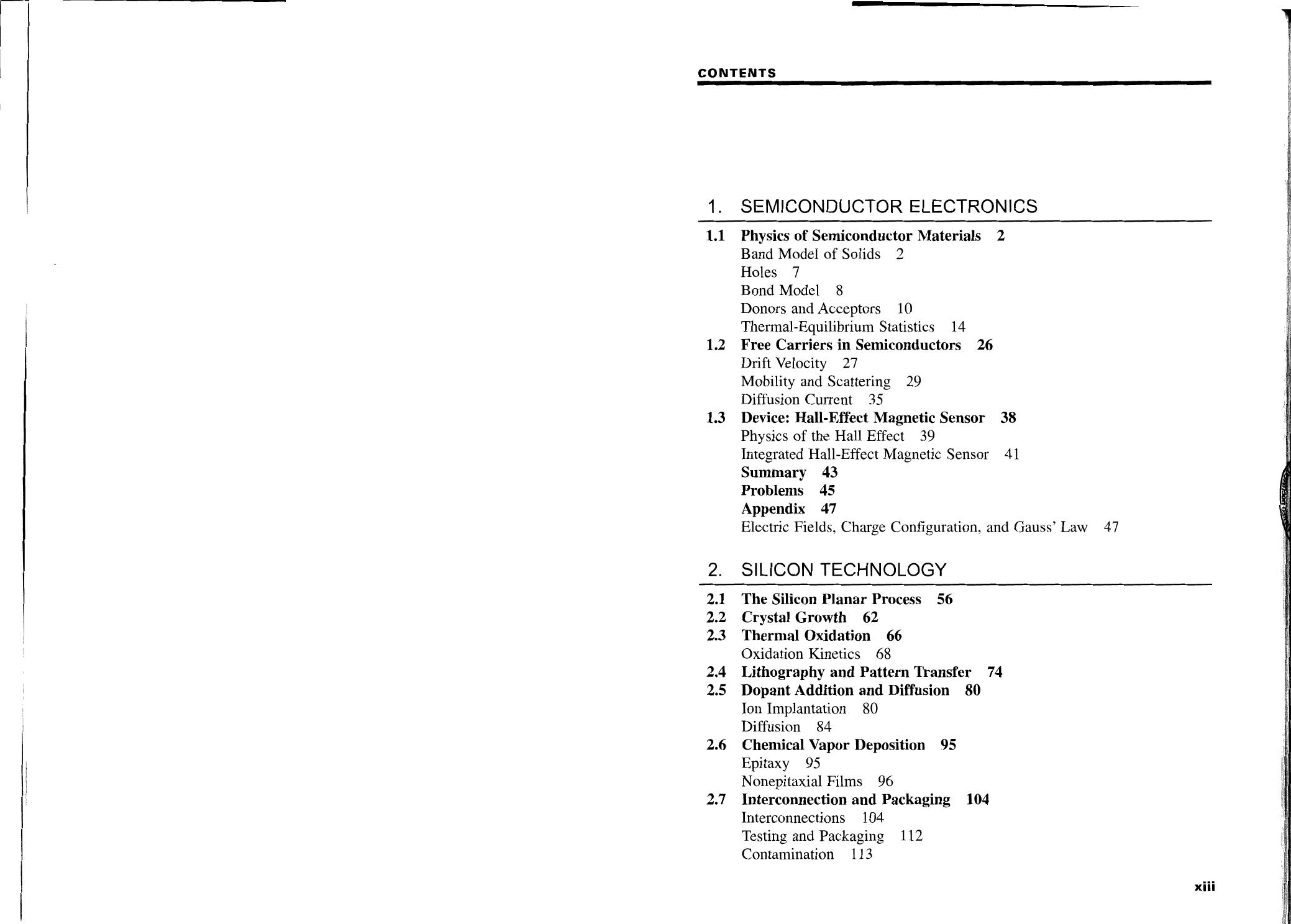 Device Electronics for Integrated Circuits by Unknown