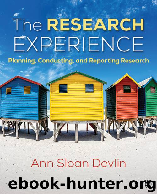 Devlin. The Research Experience. by Ann Sloan Devlin