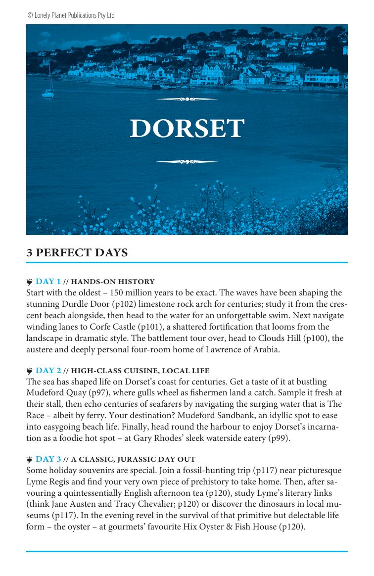 Devon, Cornwall & Southwest England - Dorset (Chapter) by Lonely Planet